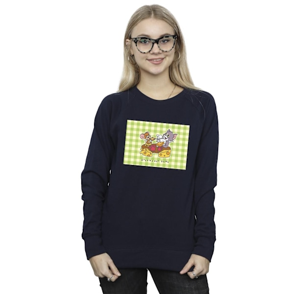 Tom And Jerry Dam/Damer Frukost Buds Sweatshirt M Marin Blå Navy Blue M