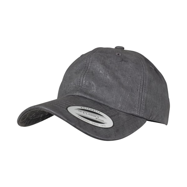 Flexfit PU-belagd keps med låg profil, One Size, mörkgrå Dark Grey One Size