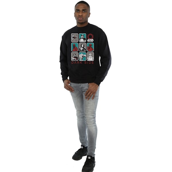 Star Wars The Last Jedi Dark Side Multi Character Sweatshirt för män Black L