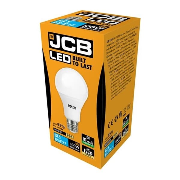 JCB LED A60 1520lm Opal 15w Ljuskälla E27 2700k One Size Vit White One Size