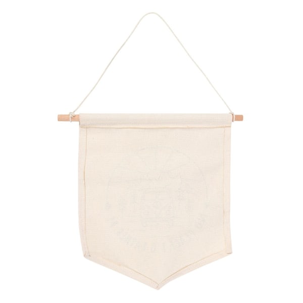 Something Different Happy Camper Vimpel En Storlek Beige Beige One Size