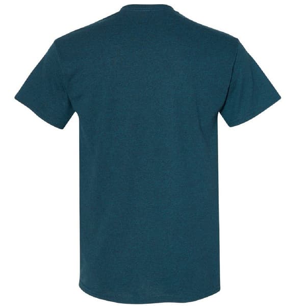 Gildan Herr Tung Bomull Kortärmad T-shirt M Midnattsblå Midnight M