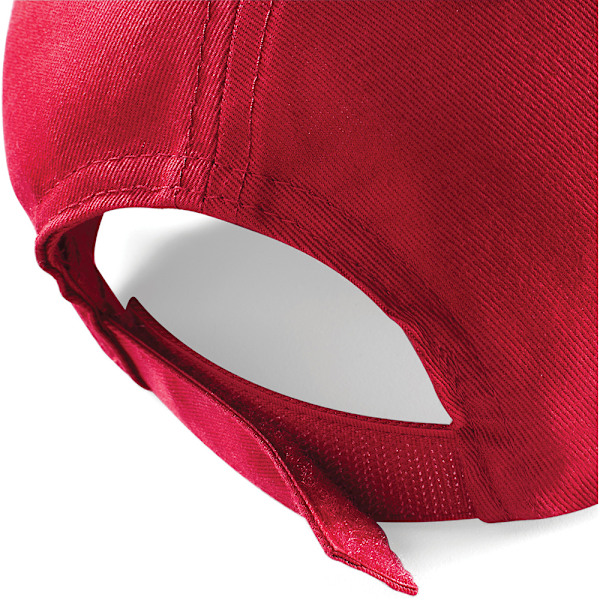 Beechfield Unisex Original 5-Panel Baseballkeps i enfärgad design, One Size Classic Red One Size