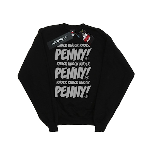 The Big Bang Theory Boys Sheldon Knock Knock Penny Sweatshirt 1 Black 12-13 Years