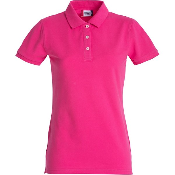 Clique Dam/Dam Premium Stretch Pikétröja XXL Ljus Cerise Bright Cerise XXL