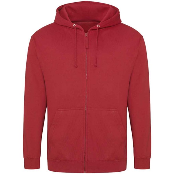 Awdis Herr Full Zip Hoodie S Fire Red Fire Red S