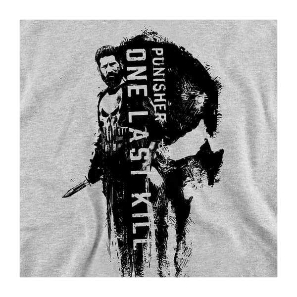 The Punisher: One Last Kill Unisex Vuxen Frank Castle Sweatshirt Athletic Heather M