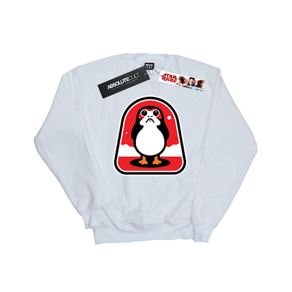 Star Wars Boys The Last Jedi Porgs Badge Sweatshirt 9-11 år White 9-11 Years