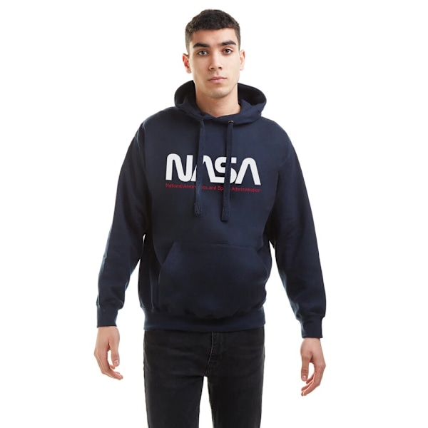 NASA Herr Insignia Hoodie L Marinblå Navy L