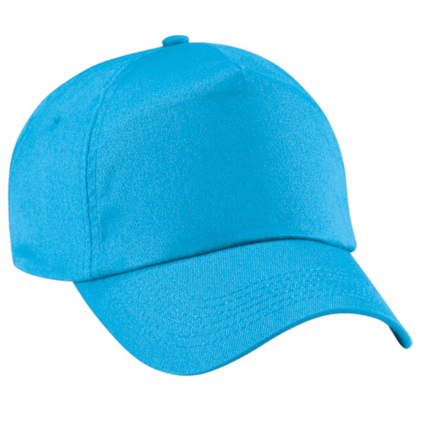 Beechfield Unisex Original 5-Panel Baseballkeps (2-pack) Surf Blue One Size