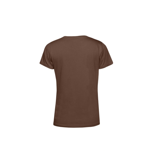 B&C Dam/Dam E150 Ekologisk kortärmad T-shirt L Kaffe Coffee L