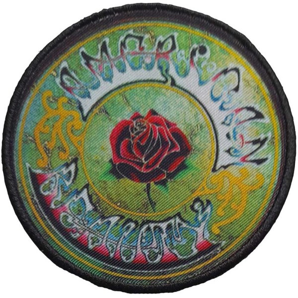 Grateful Dead American Beauty Circle Patch One Size Multicolour Multicoloured One Size