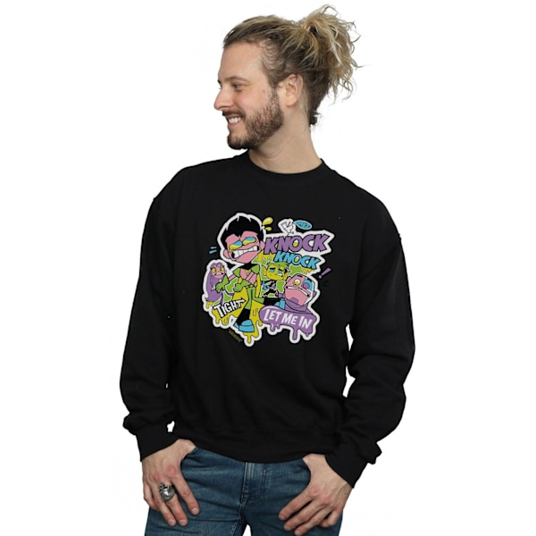 DC Comics Herr Teen Titans Go Knock Knock Sweatshirt XL Svart Black XL