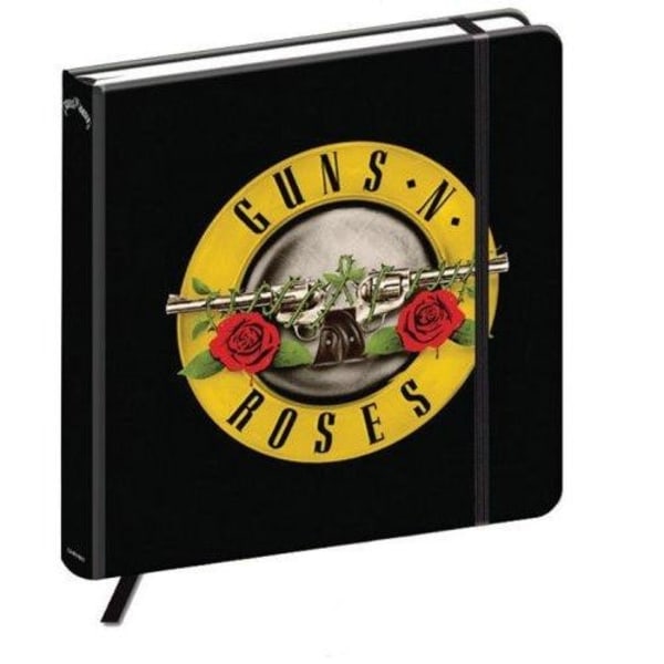 Guns N Roses Logotyp Hardback Notebook One Size Svart/Gul Black/Yellow One Size