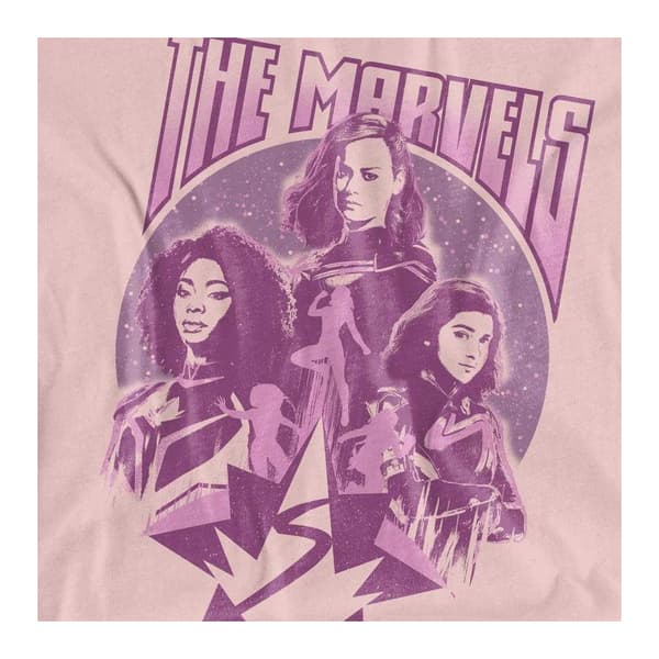 The Marvels Dam/Dam Graffiti T-shirt L Rosa Pink L