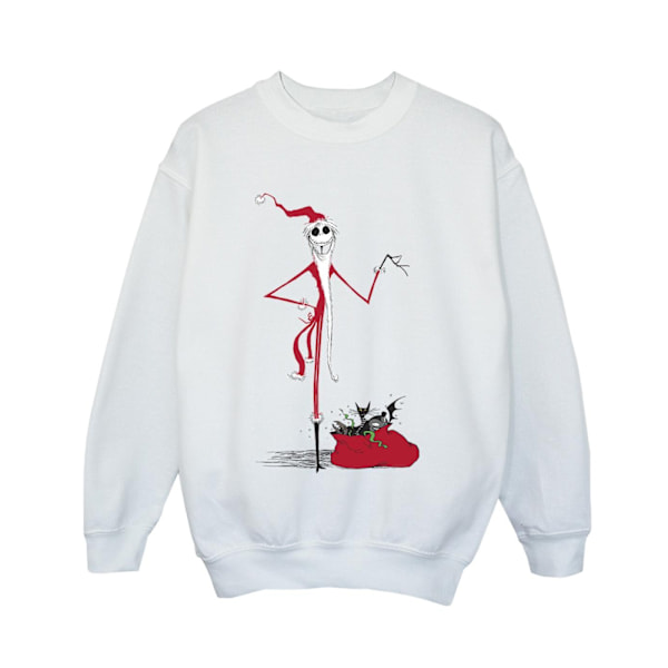 The Nightmare Before Christmas Pojkar Julgåvor Sweatshirt White 3-4 Years