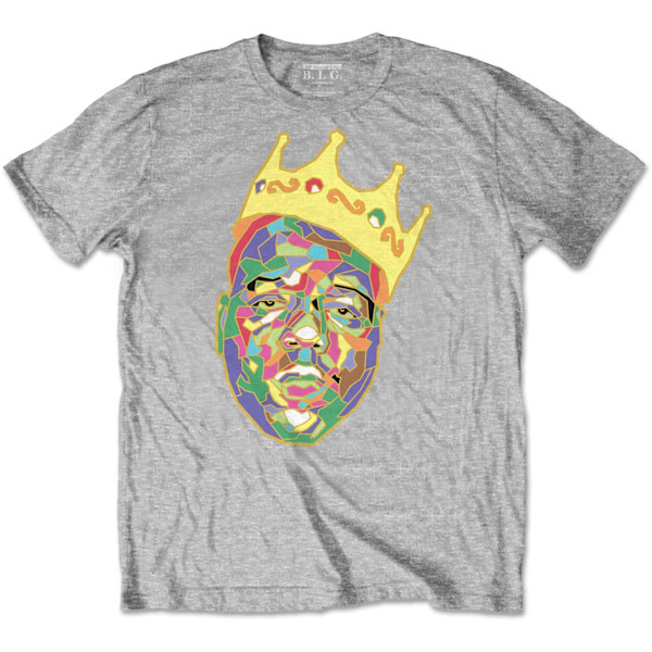 Notorious B.I.G. Barn/Barn Crown T-shirt 5-6 år Heather Heather Grey 5-6 Years