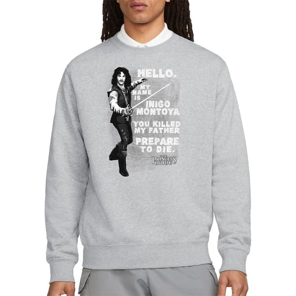 The Princess Bride Unisex Vuxen Hello Again Sweatshirt S Athletic Athletic Heather S