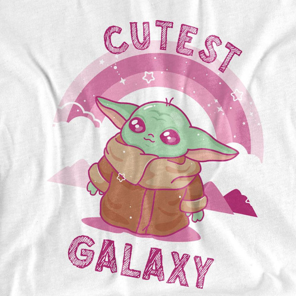 Star Wars: The Mandalorian Unisex Vuxen Sötaste I Galaxen Gr White S