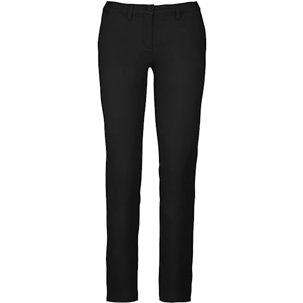 Kariban Dam/Dam Chino Byxor 10 UK Svart Black 10 UK