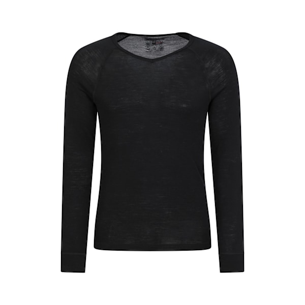 Mountain Warehouse Merino Ull V-hals Baslager Topp XS Svart Black XS