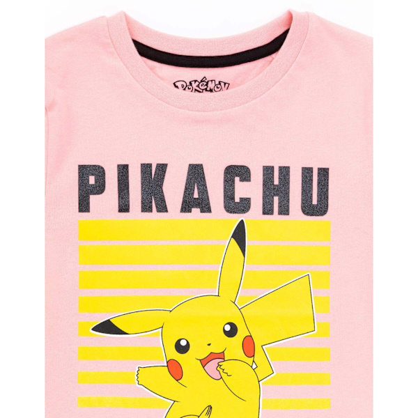 Pokemon Girls Pikachu T-shirt 13-14 år Rosa Pink 13-14 Years