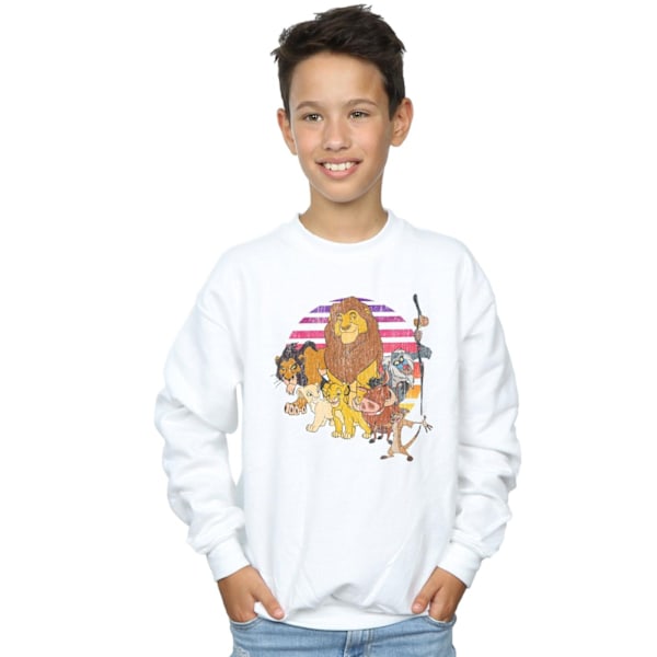 Disney Boys The Lion King Pride Family Sweatshirt 5-6 år Vit White 5-6 Years