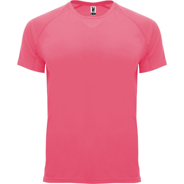 Roly herr Bahrain kortärmad sport T-shirt L fluorescerande Lady Pink Fluorescent Lady Pink L