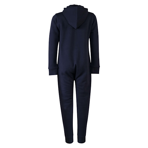 Skinnifit Minni Barn/Barn Zip Up All-In-One 13 År Marinblå Navy 13 Years