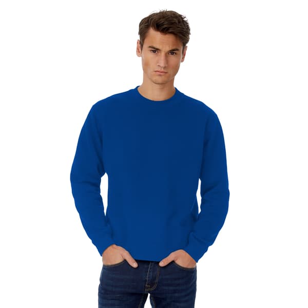 B&C Herrtröja med isydd ärm 2XL Kungsblå Royal Blue 2XL