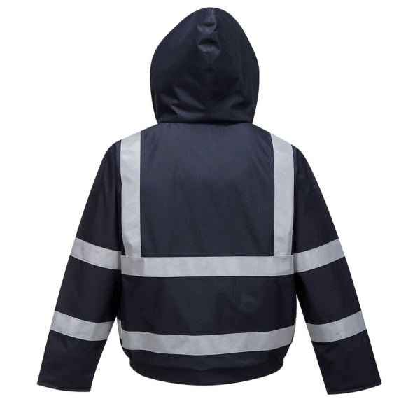 Portwest Herr Bizflame Rain Bomber Jacket S Marinblå Navy S