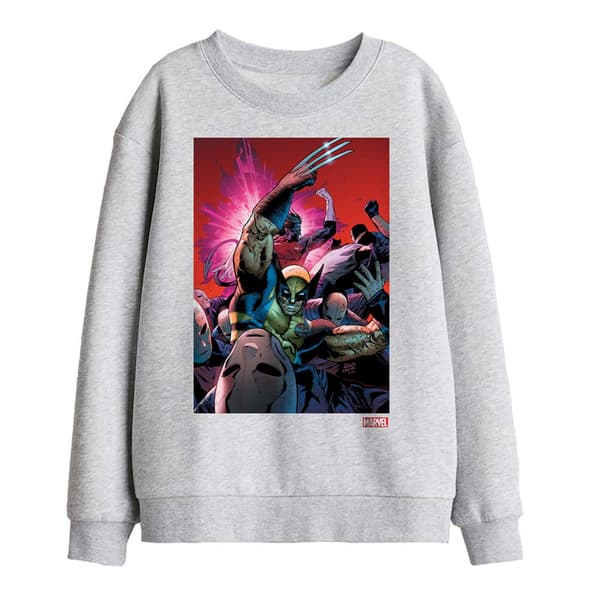 X-Men Barn/Kids Wolverine Nightcrawler Omslags-Sweatshirt 5- Athletic Heather 5-6 Years