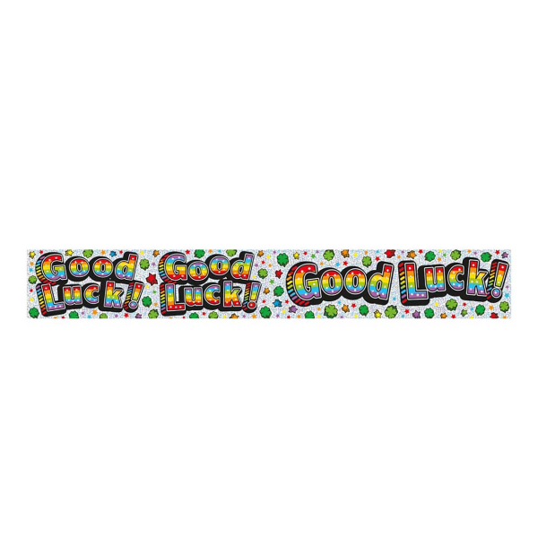 Expression Factory Holo Foil Banner Good Luck 1 banderoll Silver/R Silver/Rainbow 1 banner