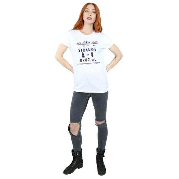 Beetlejuice Dam/Damer Konstig Och Ovanlig Bomull Pojkvän White XL