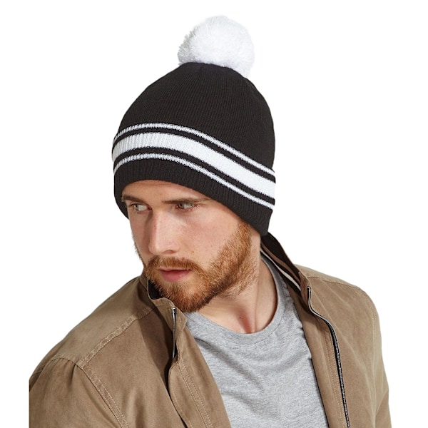 Beechfield Herr Stadium Mössa One Size Svart/Vit Black/White One Size