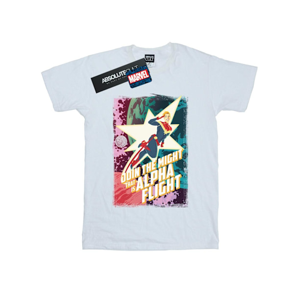 Marvel Captain Marvel Alpha Flight T-shirt M Vit White M