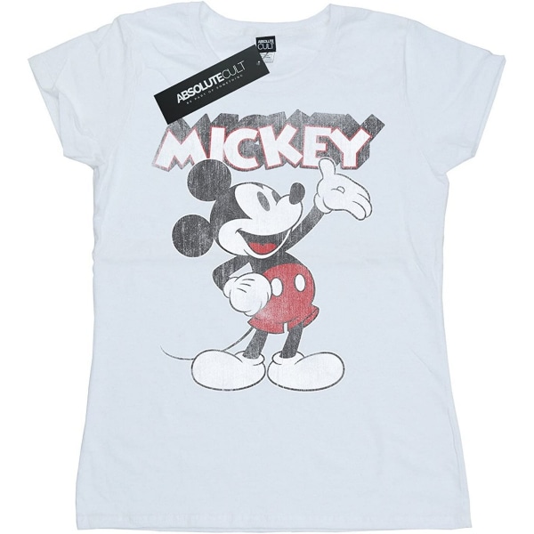 Disney presenter för damer/damer Musse Pigg bomull T-shirt L Whi White L