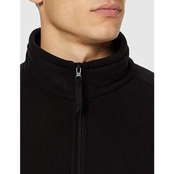 Regatta Herr Enfärgad Microfleece Jacka med Hel Dragkedja (Layer Lite) L Black L