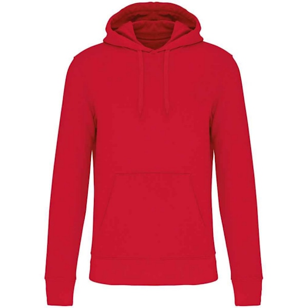 Kariban Eco-vänlig Hoodie för Herrar L Röd Red L