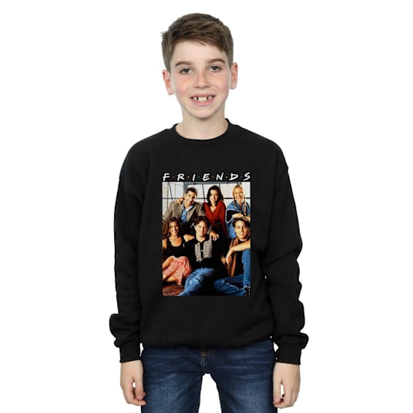 Friends Boys Group Photo Window Sweatshirt 5-6 år Svart Black 5-6 Years