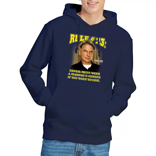 NCIS Herr Rule 23 Hoodie XL Marinblå Navy XL