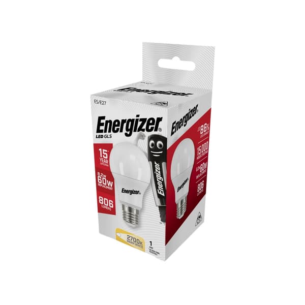 Energizer Led Opal Gls Ej dimbar Lampa ES (E27) 806 lumen 9.2 Multi Colour ES (E27) 806 lumen 9.2W