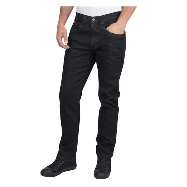 Lee Cooper Herr Jeans Denim Stretch Rak Ben 42S Svart Black 42S