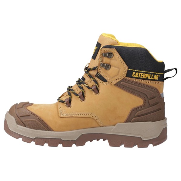 Caterpillar Striver Säkerhetsstövlar i Läder för Män 13 UK Svart/Honung Black/Honey/Yellow 13 UK