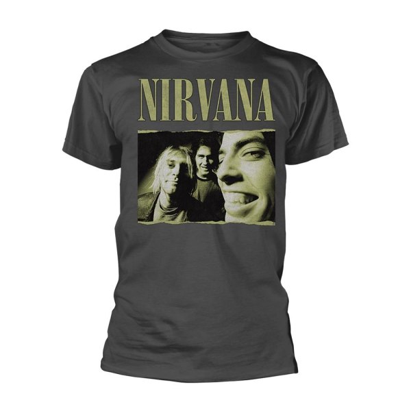 Nirvana unisex Vuxen Torn Edge T-shirt XXL Grå Grey XXL