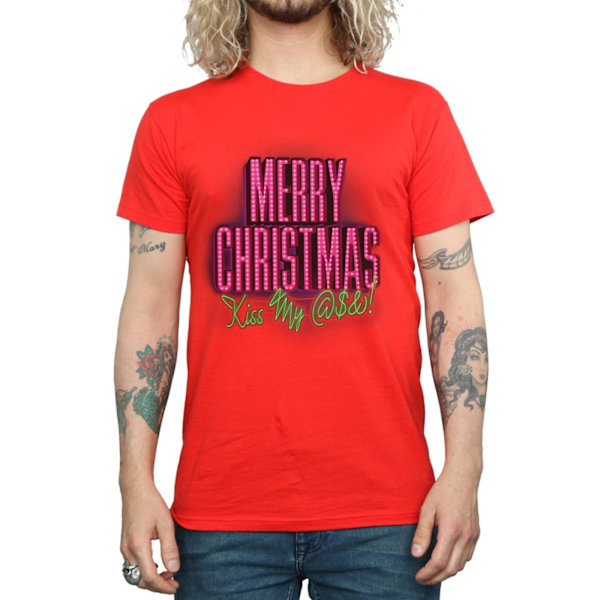 National Lampoon's Christmas Vacation Herr Kiss My Ass T-shirt Red L