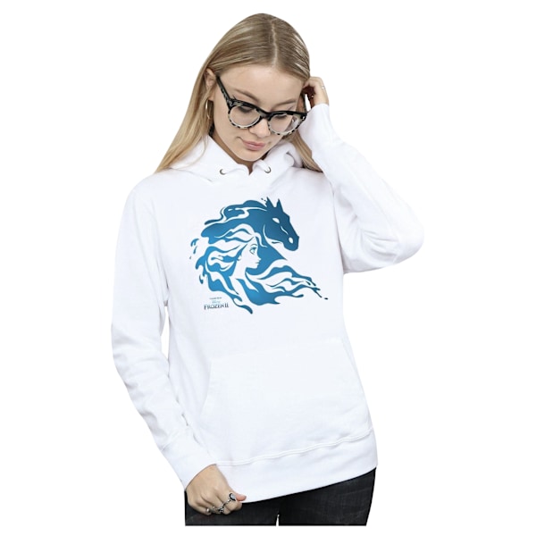 Disney Dam/Kvinnor Frozen 2 Nokk Silhouette Hoodie XXL Vit White XXL