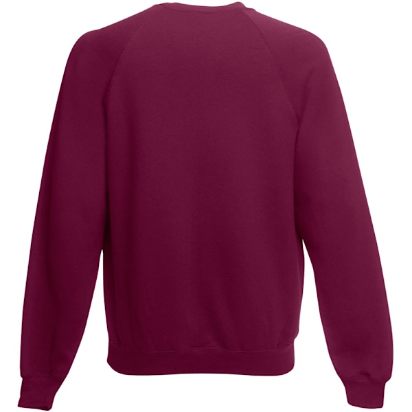 Fruit Of The Loom Raglanärm Belcoro® Sweatshirt L Burgund Burgundy L