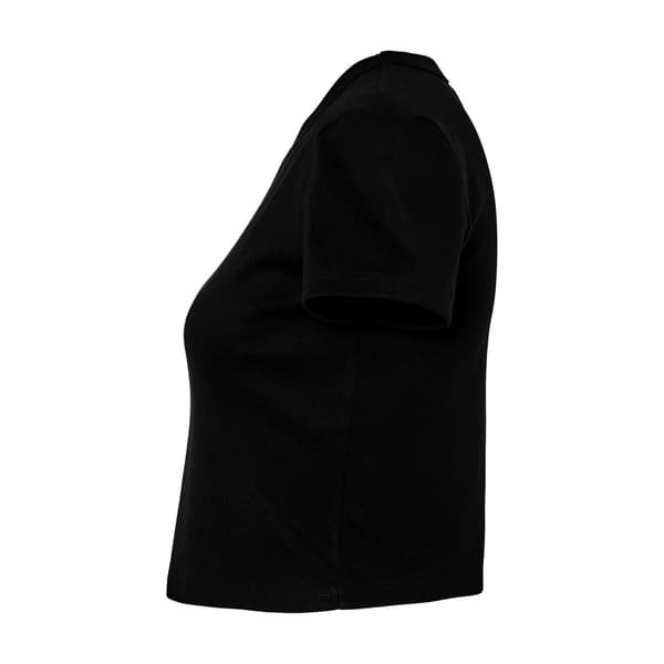 Bella + Canvas Dam/Dam Crop Top XL Enfärgad Svart Blandning Solid Black Blend XL