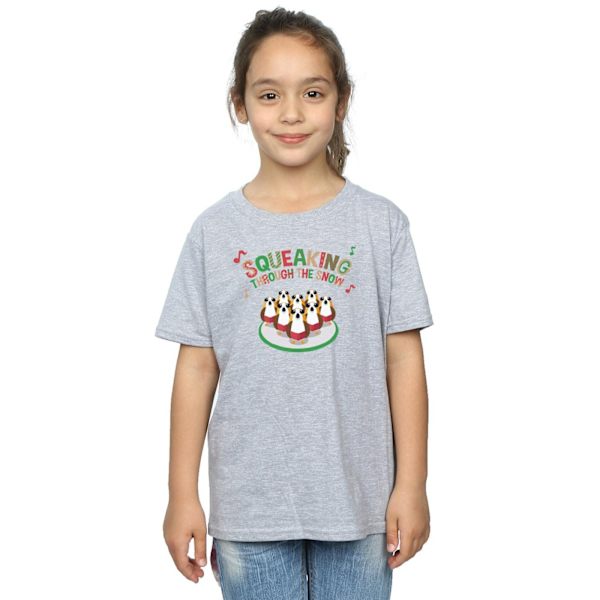 Star Wars Girls The Last Jedi Porgs Squeaking Through The Snow Sports Grey 9-11 Years
